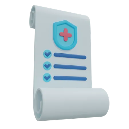 Cobertura do seguro  3D Icon