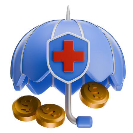 Cobertura general de salud  3D Icon