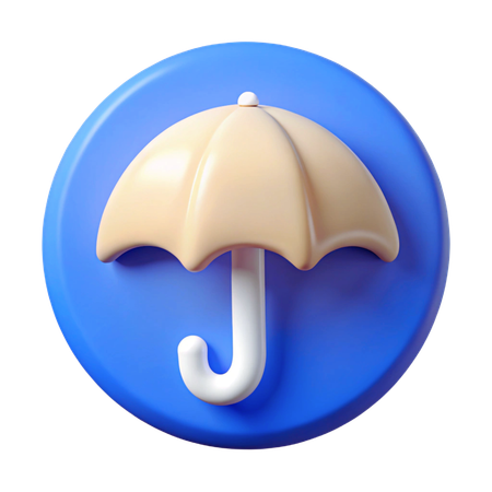 Cobertura de paraguas  3D Icon