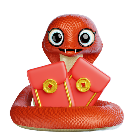 Mascote cobra  3D Icon