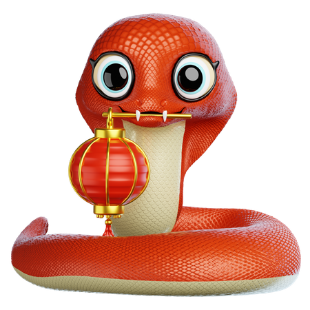 Mascote cobra  3D Icon