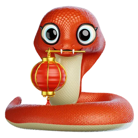 Mascote cobra  3D Icon