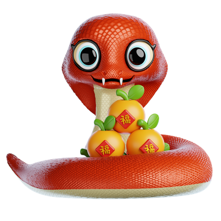 Mascote cobra  3D Icon