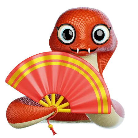 Mascote cobra  3D Icon