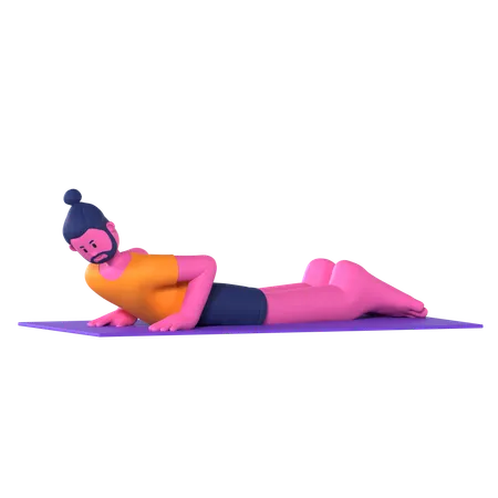 Cobra Pose  3D Icon