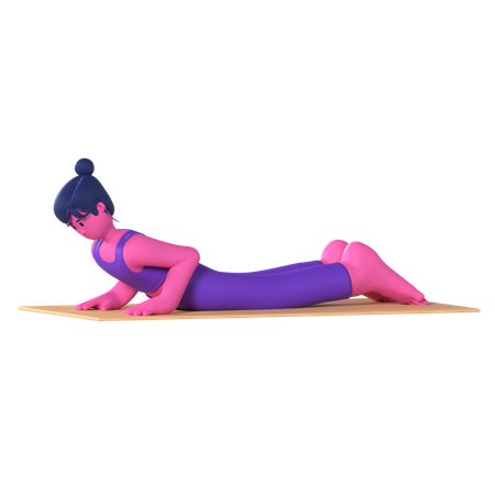 Cobra Pose  3D Icon