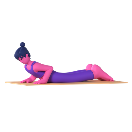 Cobra Pose  3D Icon