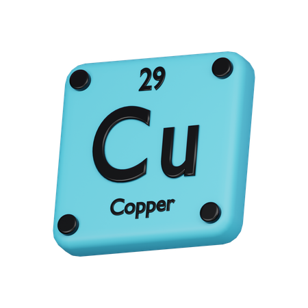 Cobre  3D Icon