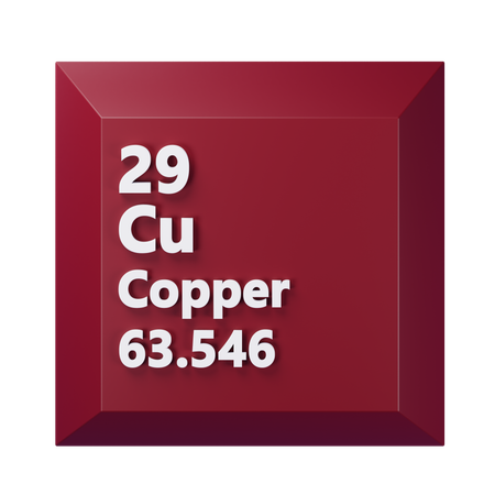 Cobre  3D Icon