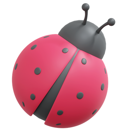 Coccinelle rouge  3D Icon