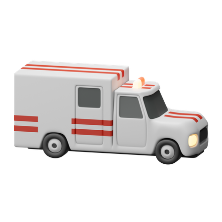 Coche Ambulancia  3D Icon