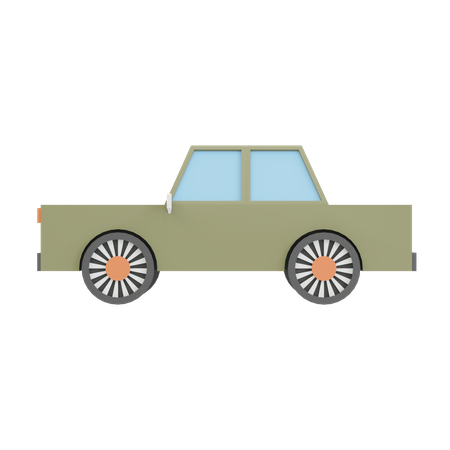 Auto antiguo  3D Icon