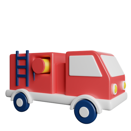 Coche de bombero  3D Icon