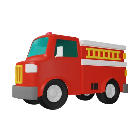 Coche de bombero  3D Icon