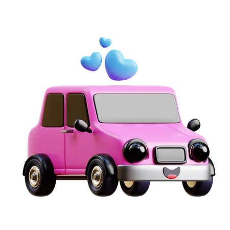 Coche de boda  3D Icon