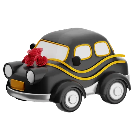 Coche de boda  3D Icon