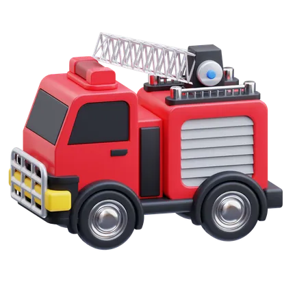 Coche de bombero  3D Icon