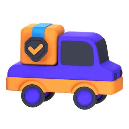 Coche de reparto  3D Icon