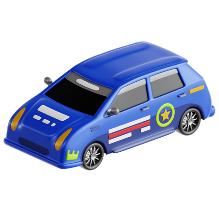 Coche del equipo  3D Icon