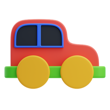 Coche de juguete  3D Icon