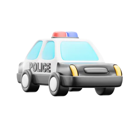 Coche de policía  3D Icon