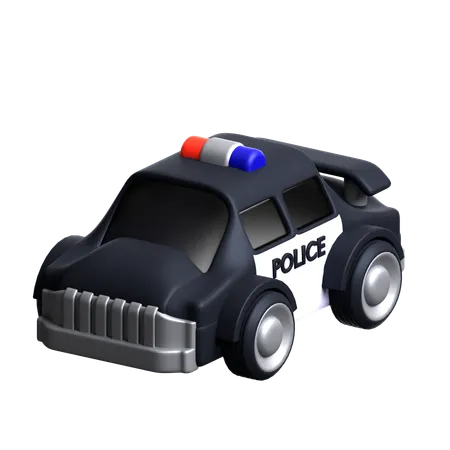 Coche de policía  3D Icon