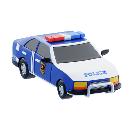 Coche de policía  3D Icon