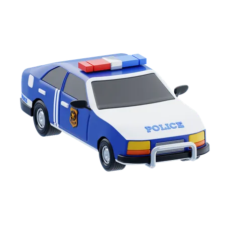 Coche de policía  3D Icon