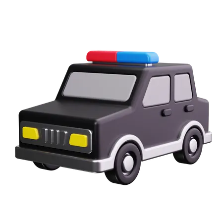 Coche de policía  3D Icon