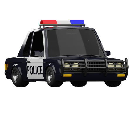 Coche de policía  3D Icon