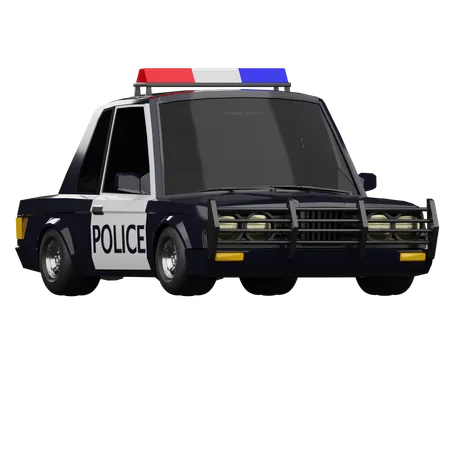 Coche de policía  3D Icon