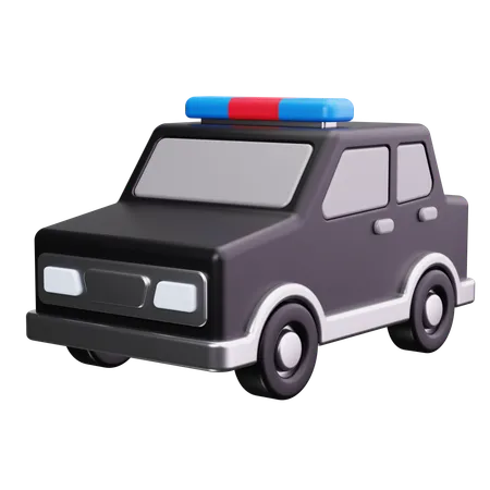 Coche de policía  3D Icon