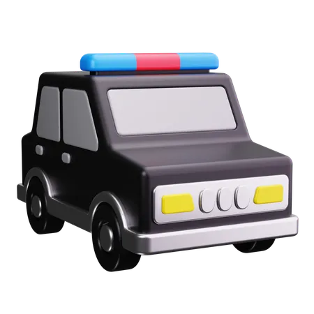 Coche de policía  3D Icon