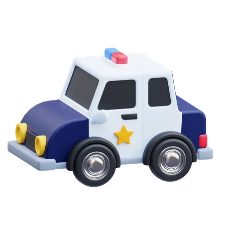 Coche de policía  3D Icon