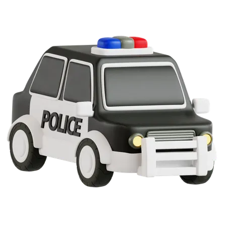 Coche de policía  3D Icon