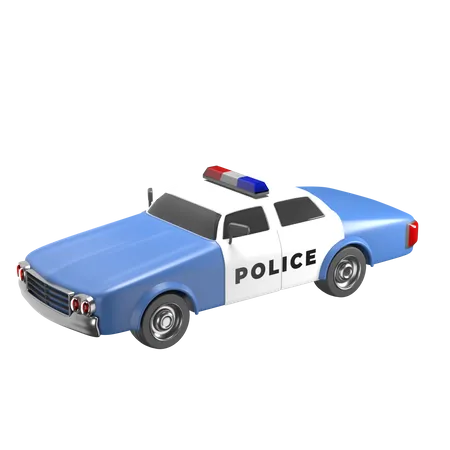 Coche de policía  3D Icon