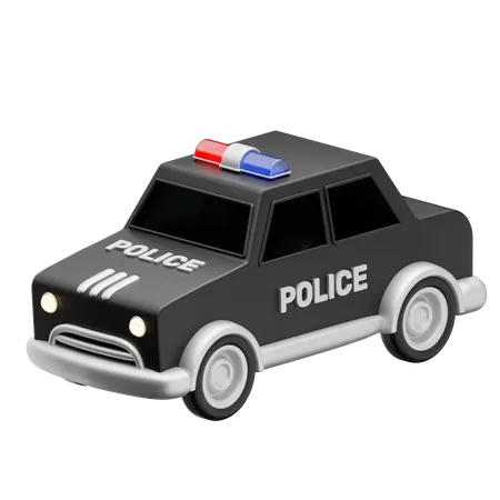 Coche de policía  3D Icon