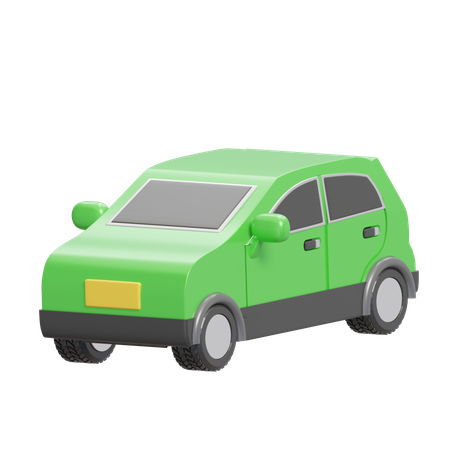 Coche eléctrico  3D Icon