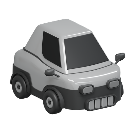 Coche eléctrico  3D Icon