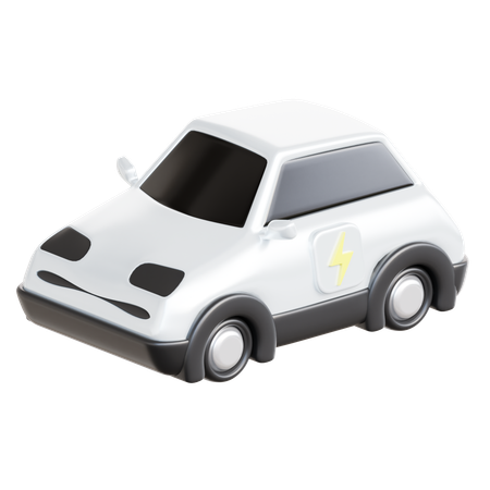 Coche eléctrico  3D Icon