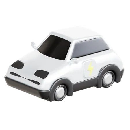 Coche eléctrico  3D Icon