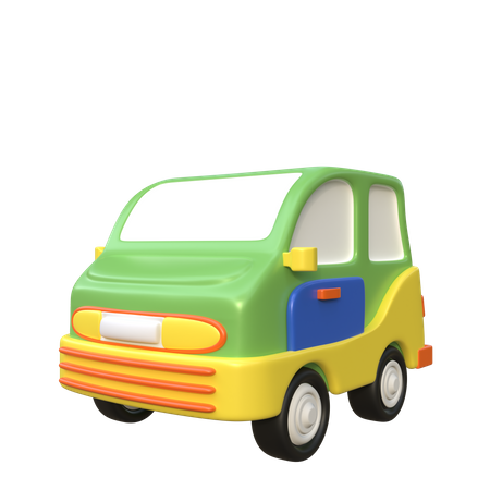 Coche eléctrico  3D Icon