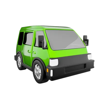 Coche eléctrico  3D Icon