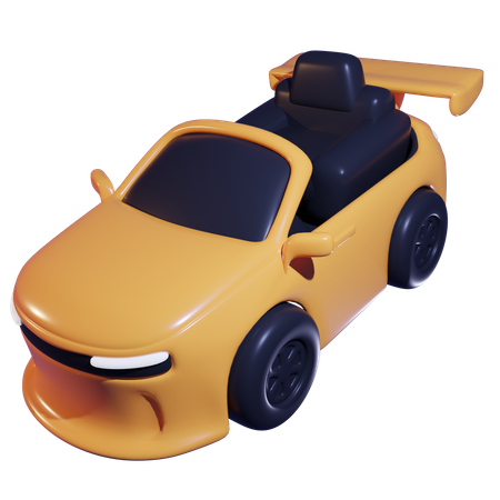 Coche eléctrico para niños  3D Icon