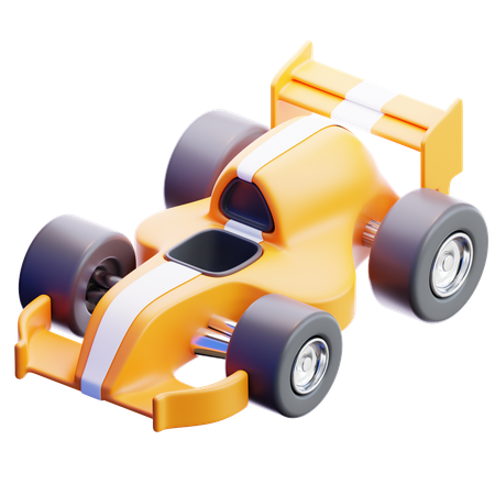 Coche f1  3D Icon