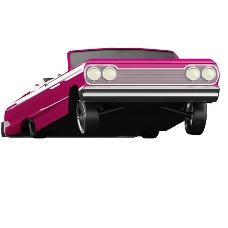 Coche lowrider  3D Icon