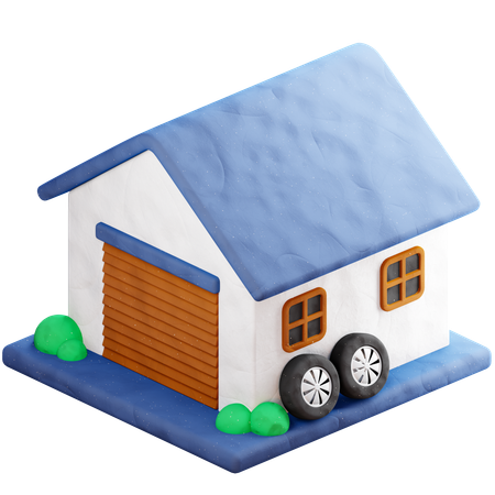 Cochera  3D Icon
