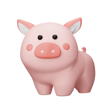 Cochon  3D Icon