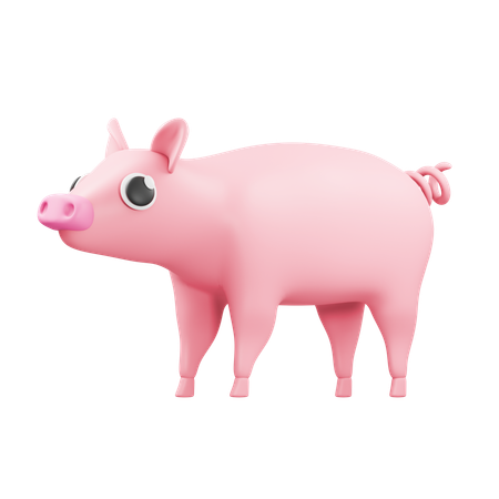 Cochon  3D Icon