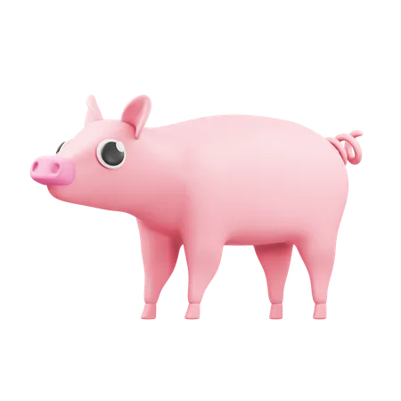 Cochon  3D Icon